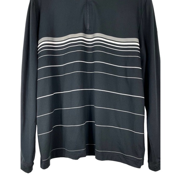 Under Armour Infared Cold Gear Pullover Base Layer Top Medium Black Quarter Zip - Picture 4 of 8